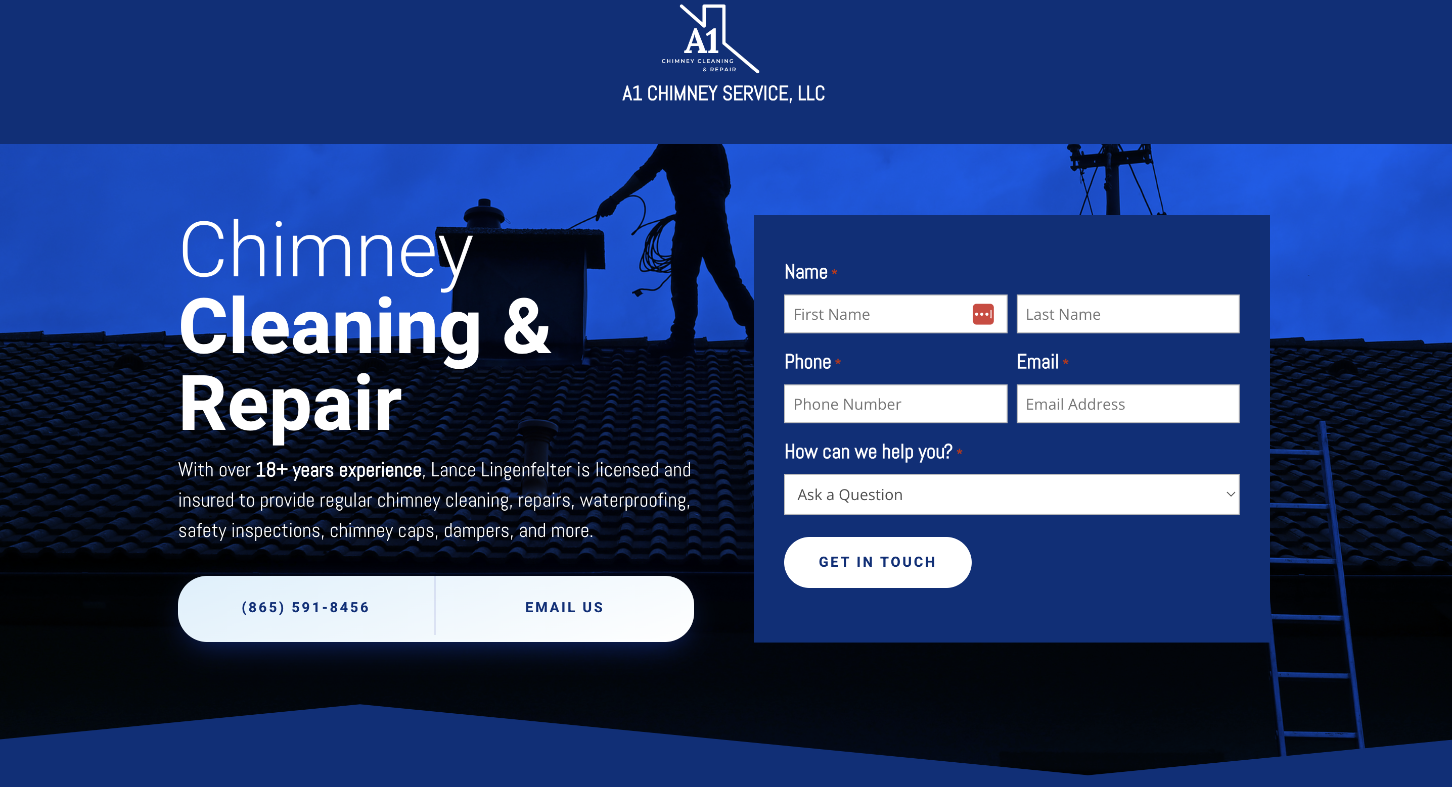 A1 Chimney Cleaning & Repair Web Development