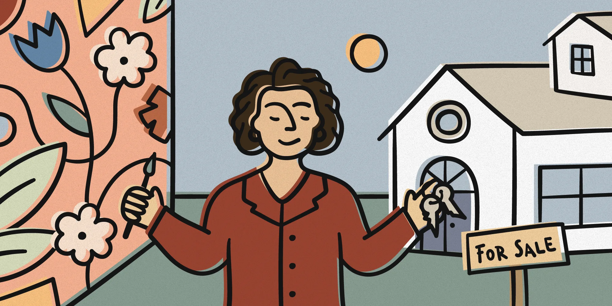 Orel Brodt, Real Estate Agent Web Development by J-Bird Two humans washing their face in the bathroom with their puppy and favorite things.